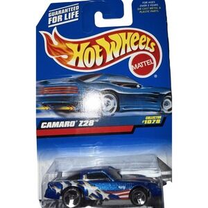 Hot Wheels Camaro Z28 Blue Stars Stripes 1999 First Editions Collector 1078 NEW